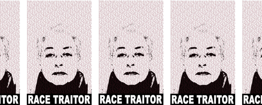 Mostre da vedere a Marzo, Adrian Piper, Race Traitor, 2018 Foto: Fotofix Rennie Collection, Vancouver © Adrian Piper Research Archive (APRA) Foundation Berlin