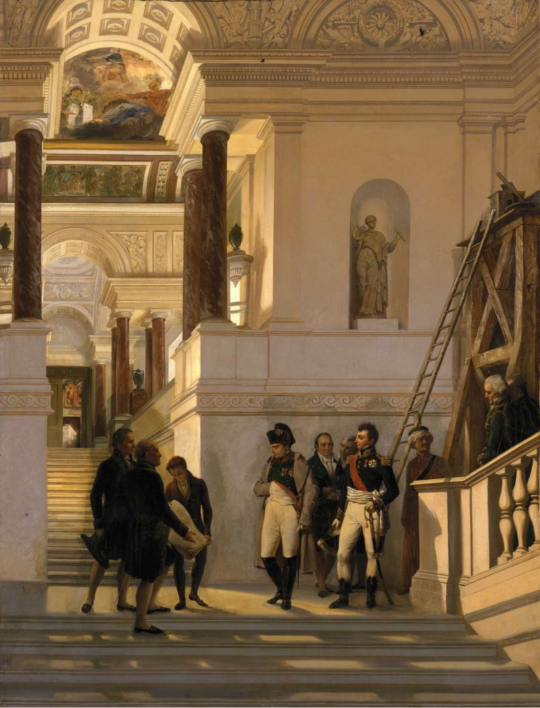 Le metamorfosi del museo del Louvre, Napoleone